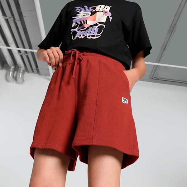 DOWNTOWN RE:COLLECTION Women's Shorts, Mars Red, extralarge-IND