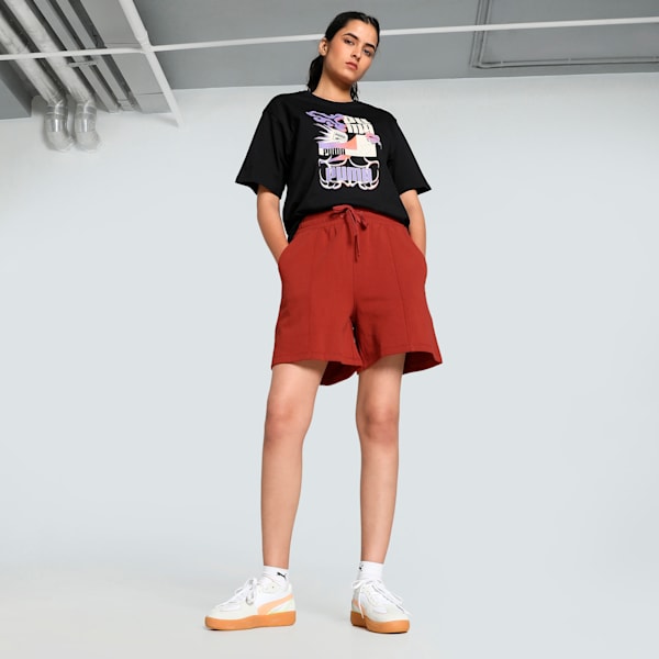 DOWNTOWN RE:COLLECTION Women's Shorts, Mars Red, extralarge-IND
