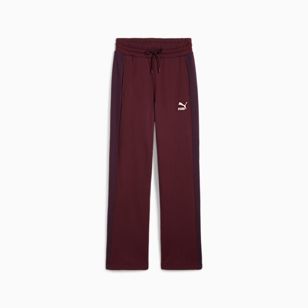 T7 Women's High Waist Track Pants, Midnight Plum, extralarge