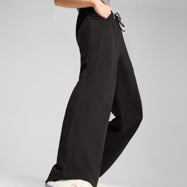 Pantalon de survêtement taille haute T7 Femme, PUMA Black-PUMA Black, extralarge