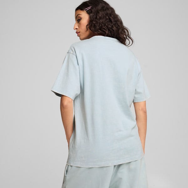 DARE TO Women's Relaxed Washed Tee, Frosted Dew, extralarge