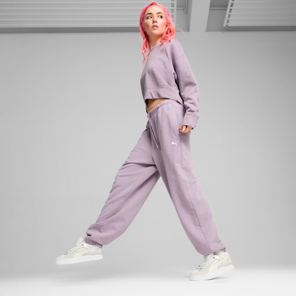 Pants DARE TO Washed para mujer, Pale Plum, extralarge
