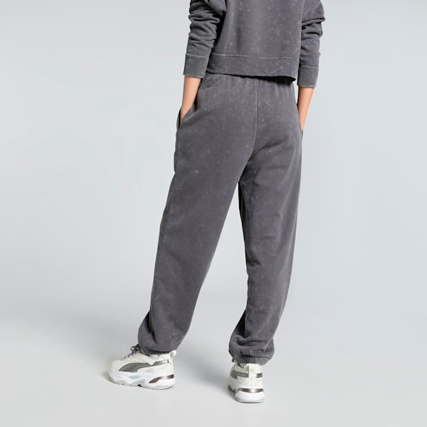 DARE TO Women's Relaxed Fit Washed Pants, Galactic Gray, extralarge-IND