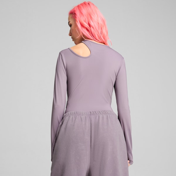 DARE TO GYM2K Women's Bodysuit, Pale Plum, extralarge