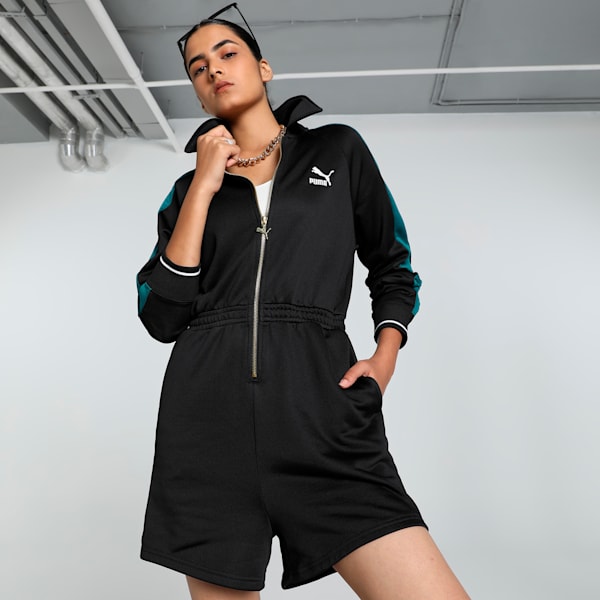 PLAY LOUD T7 Women's Rompers, PUMA Black, extralarge-IND