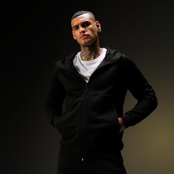 PUMATECH Full-Zip Men's Hoodie, PUMA Black, extralarge-IND