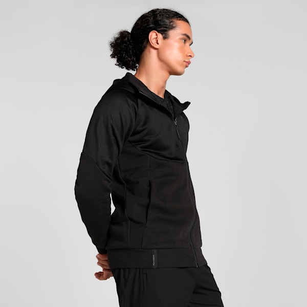 PUMATECH Full-Zip Men's Hoodie, PUMA Black, extralarge-IND