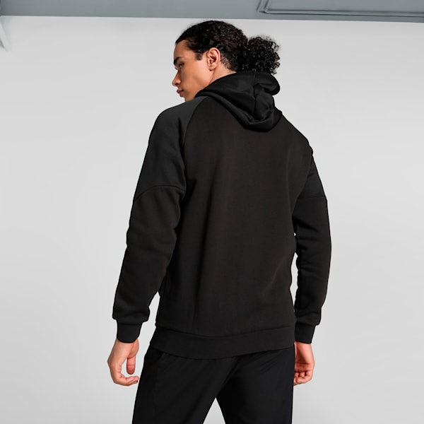 PUMATECH Full-Zip Men's Hoodie, PUMA Black, extralarge-IND