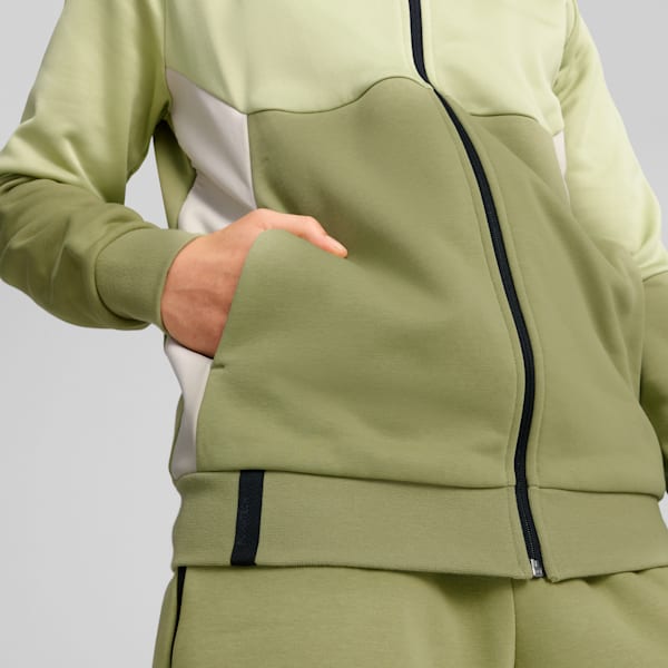 PUMATECH Men's Full-Zip Hoodie, Calming Green, extralarge