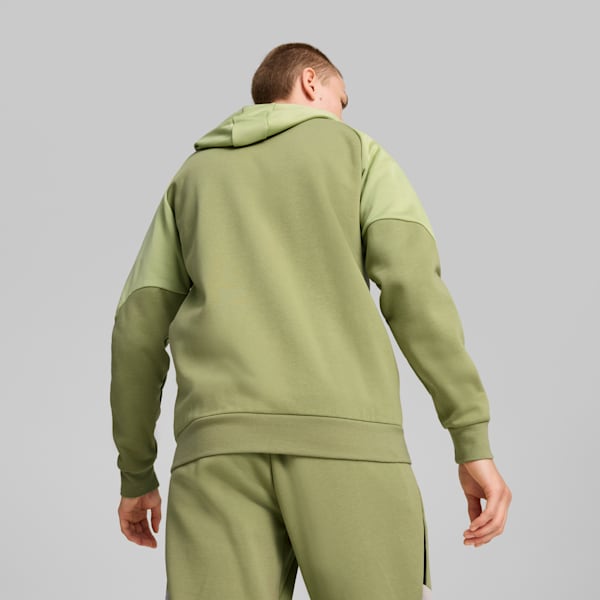 Chamarra con capucha para hombre PUMATECH, Calming Green, extralarge