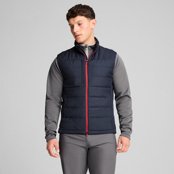 メンズ ゴルフ PUMA x VOLITION フロスト パデッド ベスト, Deep Navy, extralarge-JPN