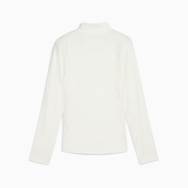 Lucy Long Sleeve Mockneck Golf Top Women, Warm White, extralarge