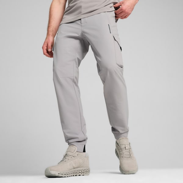 Porsche Design Men's Motorsport Cargo Pants, Concrete Gray, extralarge-IND