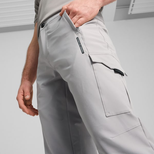 Porsche Design Men's Motorsport Cargo Pants, Concrete Gray, extralarge-IND
