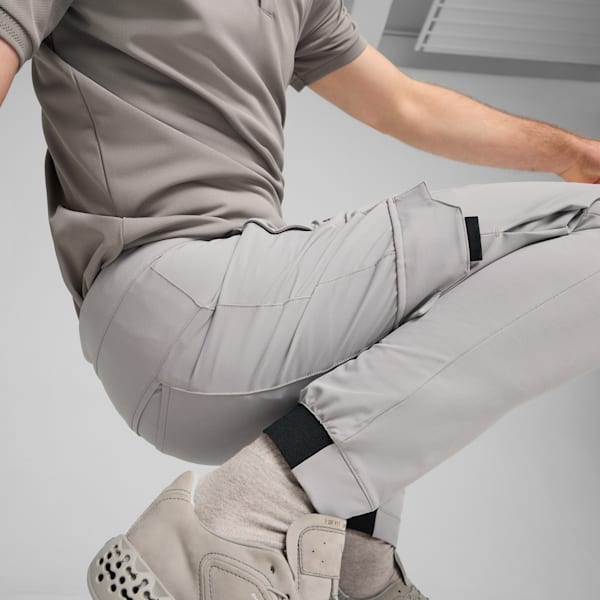 Porsche Design Men's Motorsport Cargo Pants, Concrete Gray, extralarge-IND