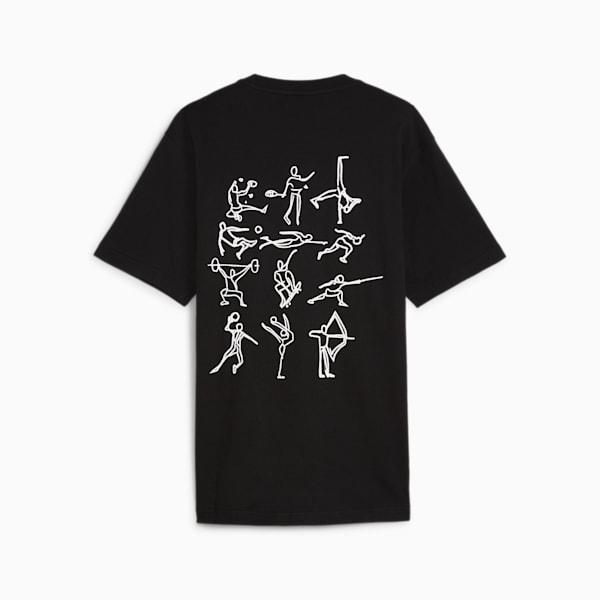 ユニセックス GRAPHICS アスリート 半袖 Tシャツ, PUMA Black, extralarge-JPN