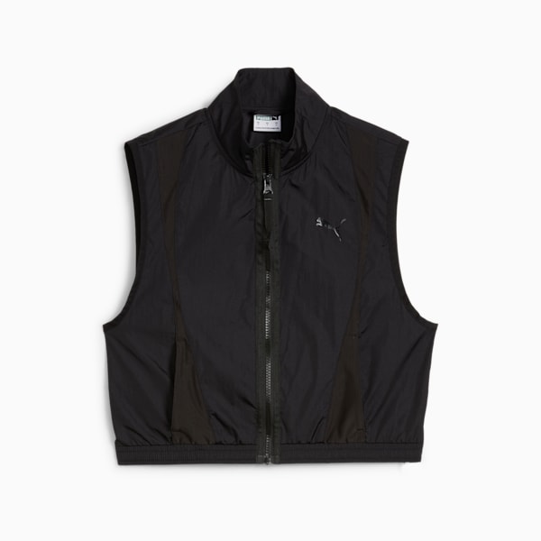 DARE TO Women's Woven Vest, PUMA Black, extralarge