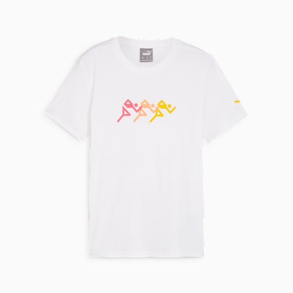Run Favorite Graphic Tee, PUMA White, extralarge