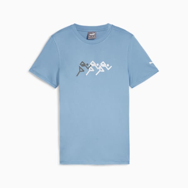 Run Favorite Graphic Tee, Zen Blue, extralarge