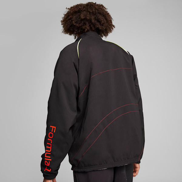 F1® Statement Men's Motorsport Reversible Puffer Jacket, PUMA Black-AOP, extralarge-IND