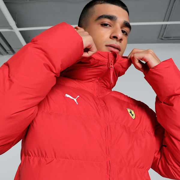 Scuderia Ferrari Race MT7+ Ecolite Men's Jacket, Rosso Corsa, extralarge-IND