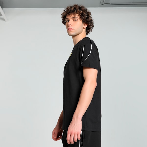 Scuderia Ferrari Race MT7+ Men's Motorsport Tee, PUMA Black, extralarge-IND