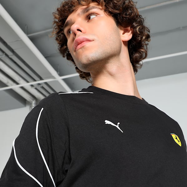 Scuderia Ferrari Race MT7+ Men's Motorsport Tee, PUMA Black, extralarge-IND