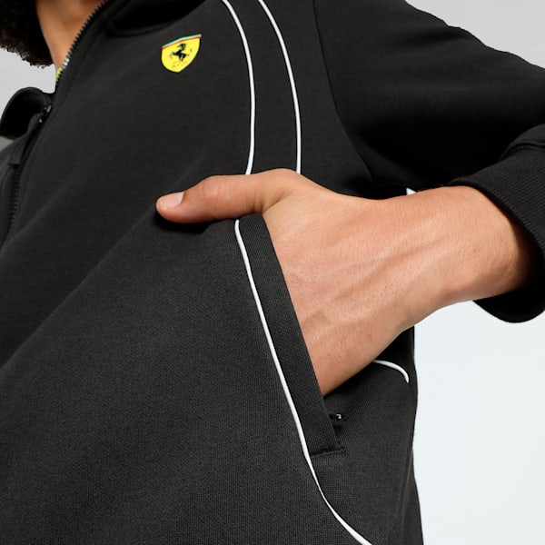 Scuderia Ferrari Race Men's Motorsport Hoodie, PUMA Black, extralarge-IND