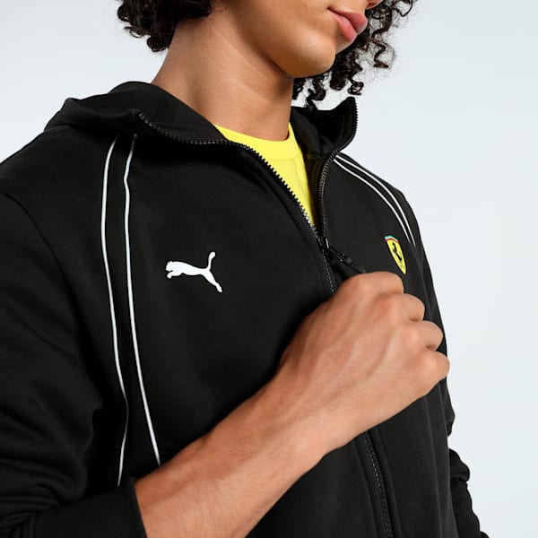 Scuderia Ferrari Race Men's Motorsport Hoodie, PUMA Black, extralarge-IND