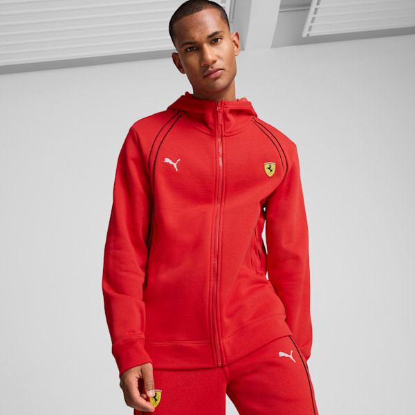 Sudadera con capucha para hombre Scuderia Ferrari Race, Rosso Corsa, extralarge