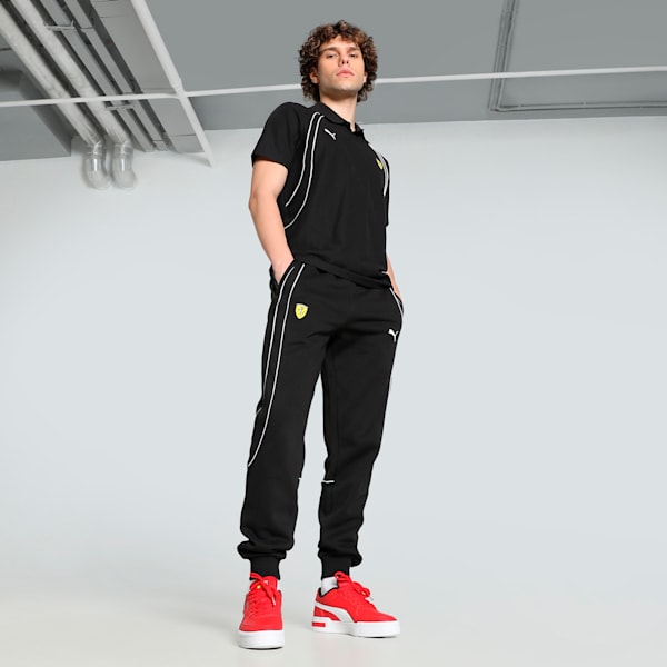 Scuderia Ferrari Race Men's Motorsport Pants, PUMA Black, extralarge-IND