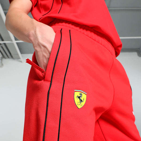 Scuderia Ferrari Race Men's Motorsport Pants, Rosso Corsa, extralarge-IND