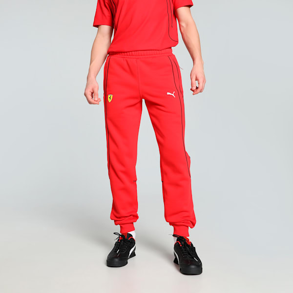 Scuderia Ferrari Race Men's Motorsport Pants, Rosso Corsa, extralarge-IND