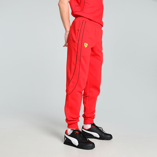 Scuderia Ferrari Race Men's Motorsport Pants, Rosso Corsa, extralarge-IND