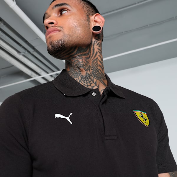 Polo graphique Scuderia Ferrari Race Homme, PUMA Black, extralarge