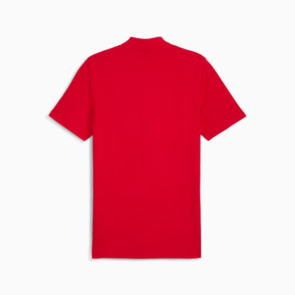 Polo graphique Scuderia Ferrari Race Homme, Rosso Corsa, extralarge