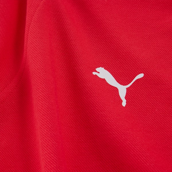 Polo graphique Scuderia Ferrari Race Homme, Rosso Corsa, extralarge