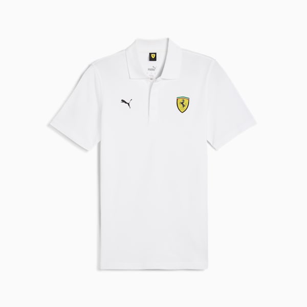 Polo graphique Scuderia Ferrari Race Homme, PUMA White, extralarge