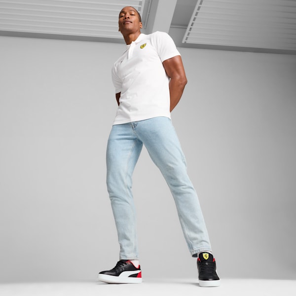 Polo graphique Scuderia Ferrari Race Homme, PUMA White, extralarge