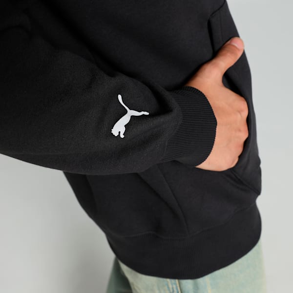 Scuderia Ferrari Race Big Shield Men's Motorsport Hoodie, PUMA Black, extralarge-IND