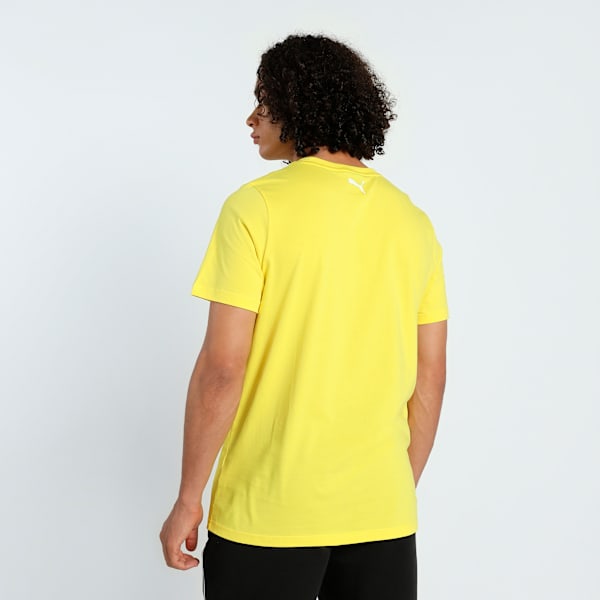 Scuderia Ferrari Race Big Shield Men's Tee, Speed Yellow, extralarge