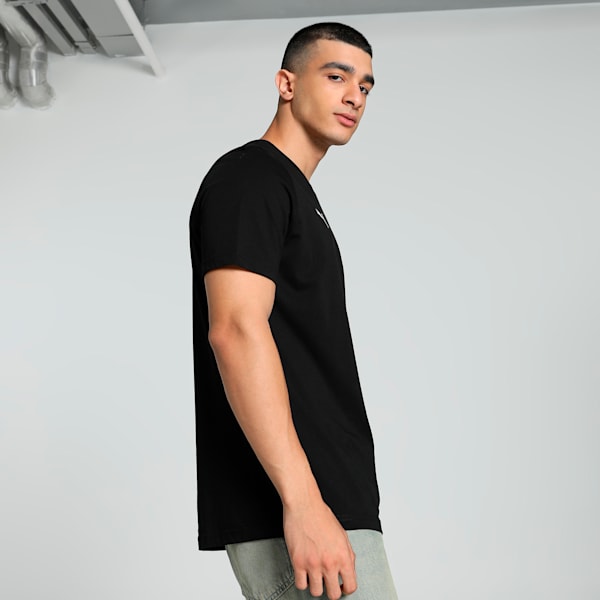 Scuderia Ferrari Race Colour Shield Men's Motorsport Tee, PUMA Black, extralarge-IND
