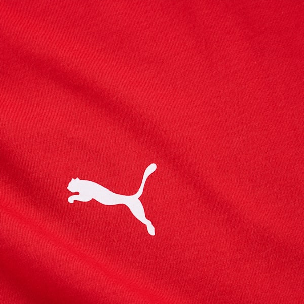 Scuderia Ferrari Race Colour Shield Men's Motorsport Tee, Rosso Corsa, extralarge-IND