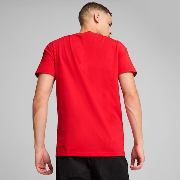 Scuderia Ferrari Race Color Shield Men's Tee, Rosso Corsa, extralarge