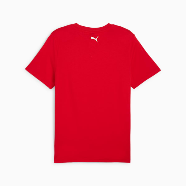 メンズ フェラーリ レース トーナル ビッグ 半袖 Tシャツ, Rosso Corsa, extralarge-JPN
