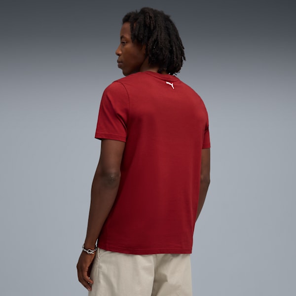 Camiseta Scuderia Ferrari Race Tonal Shield para hombre, Intense Red, extralarge