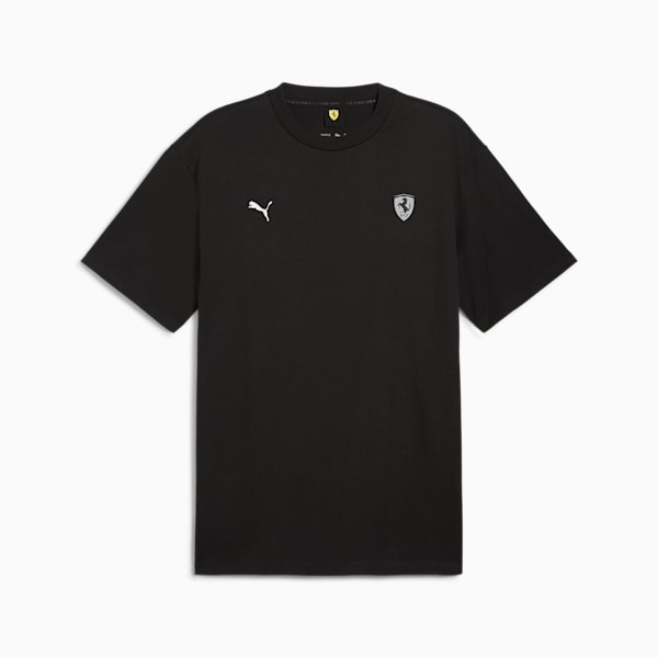 Scuderia Ferrari Race Neon Energy Men's Relaxed Fit Motorsport Tee, PUMA Black, extralarge-IND