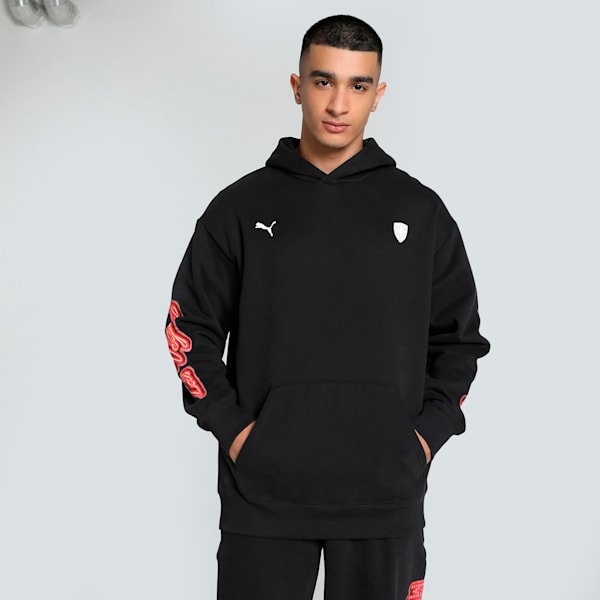 Scuderia Ferrari Race Neon Energy Men s Relaxed Fit Motorsport Hoodie PUMA