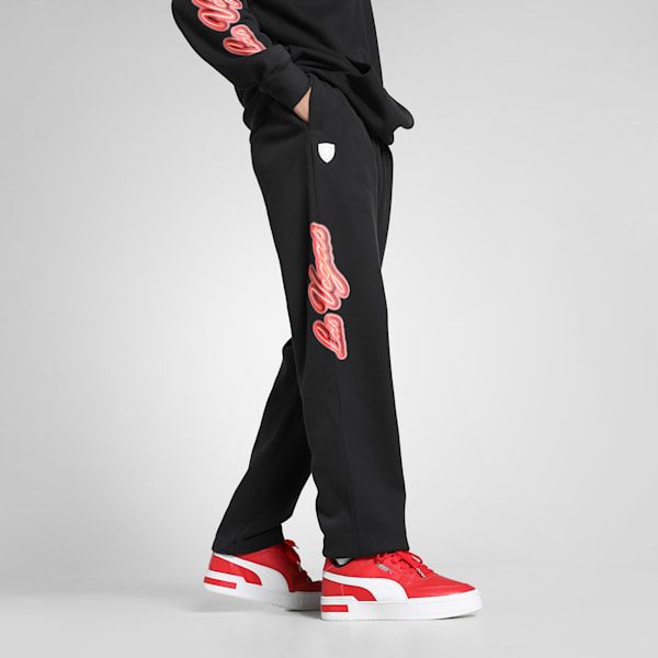 Scuderia Ferrari Race Neon Energy Men's Relaxed Fit Motorsport Pants, PUMA Black, extralarge-IND