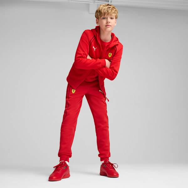 Scuderia Ferrari Race Youth Motorsport Hoodie, Rosso Corsa, extralarge-IND